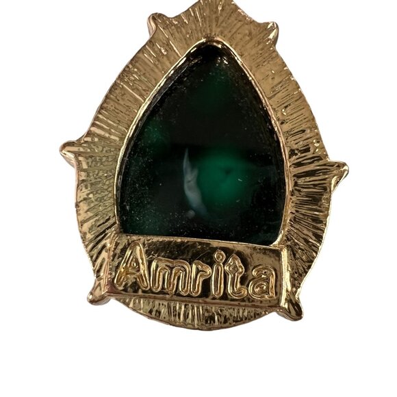 Amrita Singh Santa Ana Drop Earrings in Evergreen - Picture 7 of 8